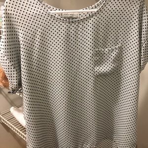 Poka dot blouse